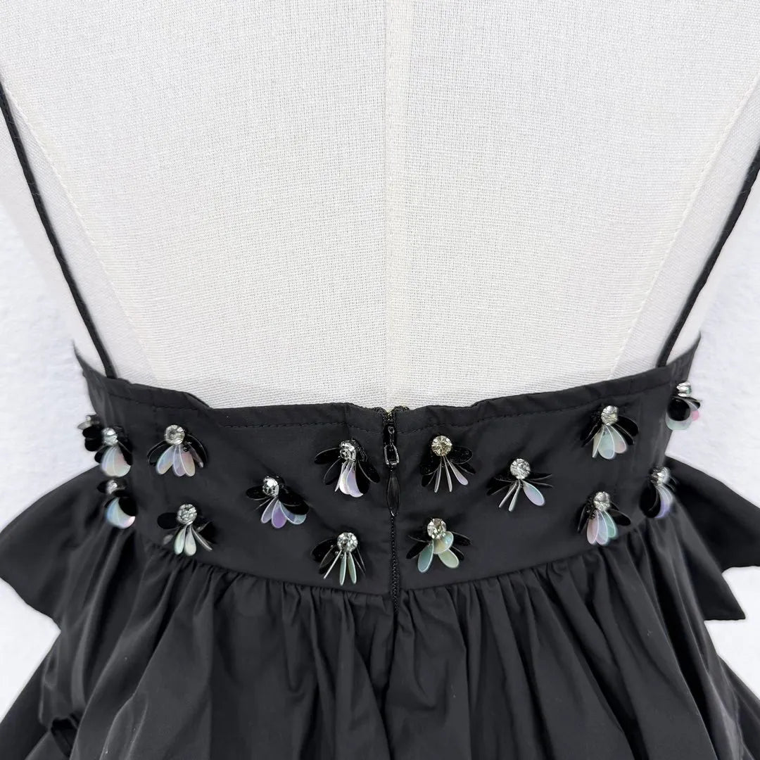 New cotton bead strap top for early spring 2025